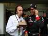 GP Brasile, Prove Libere 3, Sabato, Emerson Fittipaldi (BRA), Ex F1 Champion celebrates 40 years of his first victory with Lucas Di Grassi (BRA), Virgin Racing, VR-01 
