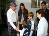 GP Brasile, Prove Libere 3, Sabato, Sir Jackie Stewart (GBR) e the family Barrichello