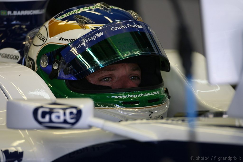 GP Brasile, Prove Libere 1, Venerdi', Rubens Barrichello (BRA), Williams, FW32 