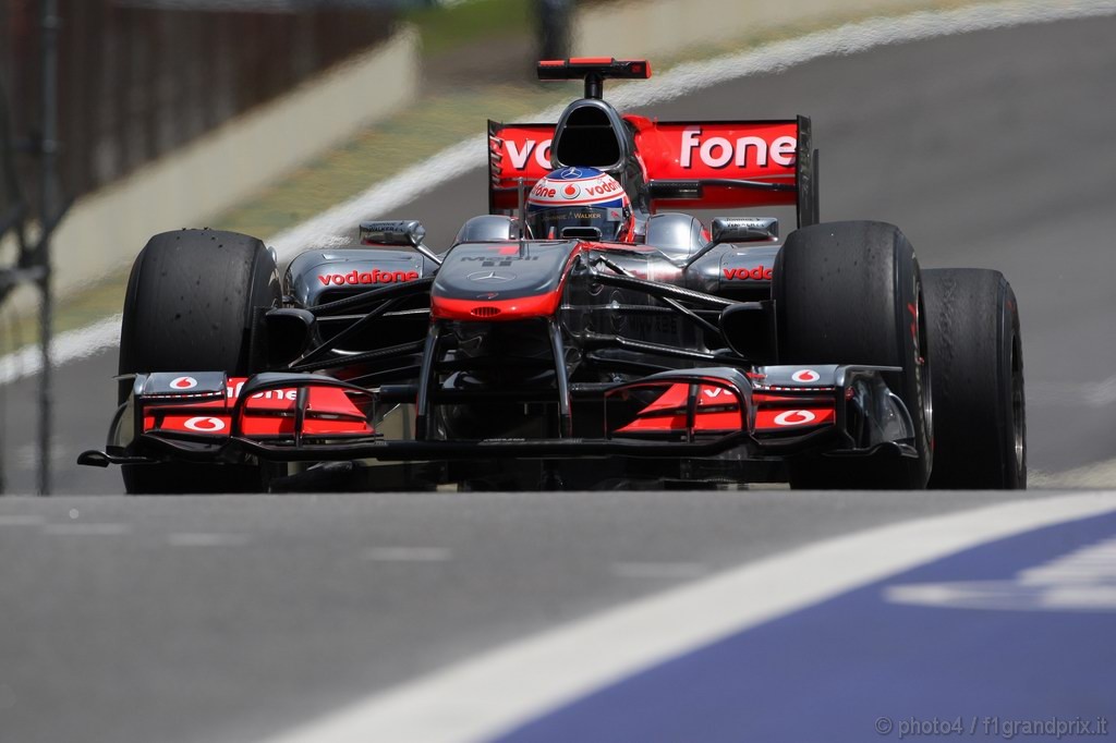 GP Brasile, Prove Libere 1, Venerdi', Jenson Button (GBR), McLaren  Mercedes, MP4-25 