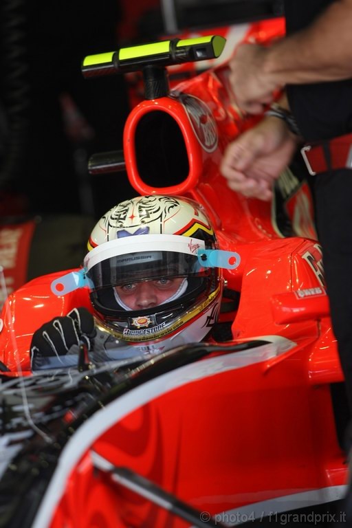 GP Brasile, Prove Libere 1, Venerdi', Jerome D'Ambrosio (BEL), Test Driver Virgin Racing, VR-01  