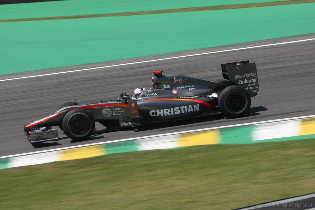 GP Brasile, Prove Libere 1, Venerdi', Christian Klien (AUT),  Hispania Racing F1 Team (HRT), F110  