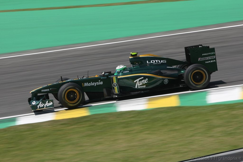 GP Brasile, Prove Libere 1, Venerdi', Heikki Kovalainen (FIN), Lotus Racing, T127 