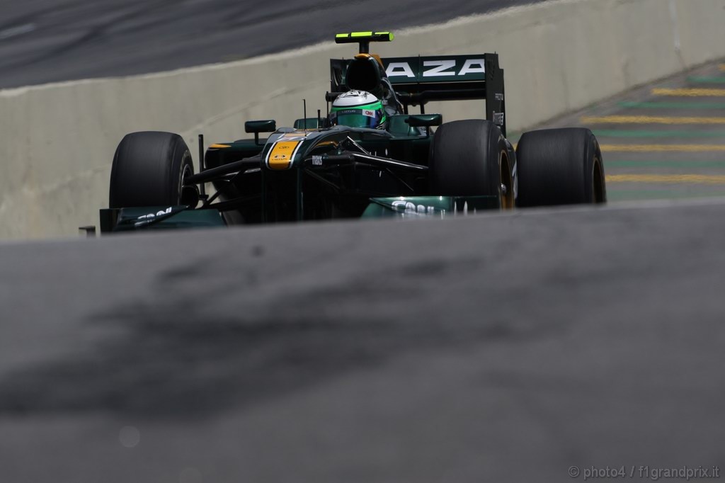 GP Brasile, Prove Libere 1, Venerdi', Heikki Kovalainen (FIN), Lotus Racing, T127 