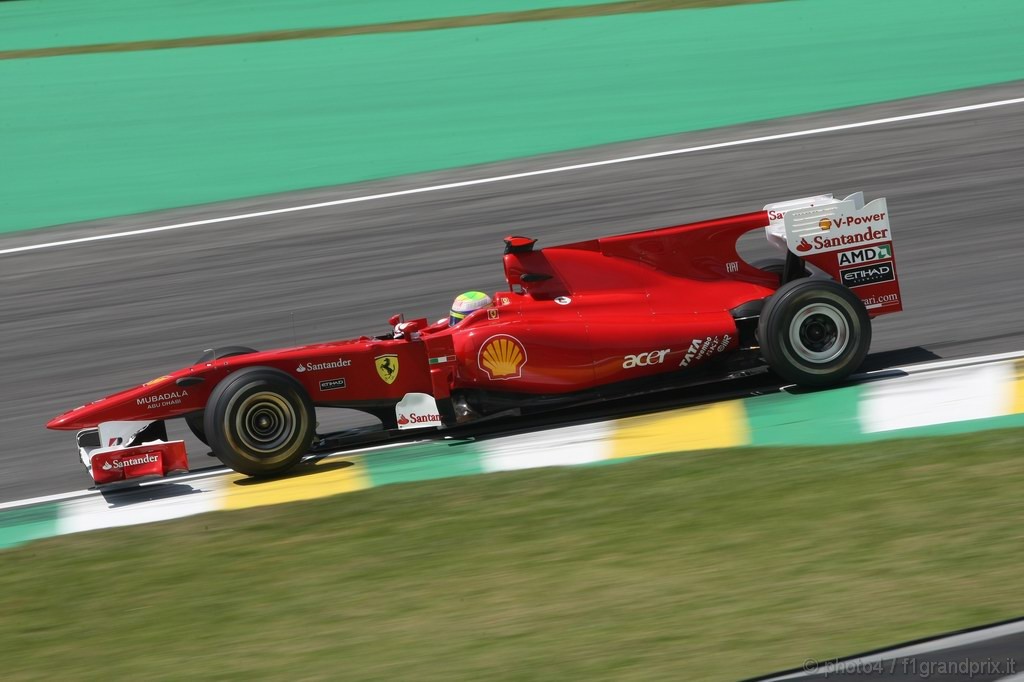 GP Brasile, Prove Libere 1, Venerdi', Felipe Massa (BRA), Ferrari, F10 