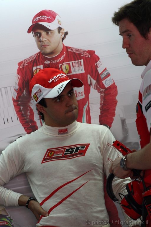 GP Brasile, Prove Libere 1, Venerdi', Felipe Massa (BRA), Ferrari, F10 e Rob Smedley, (GBR), Ferrari, Track Engineer of Felipe Massa (BRA) 