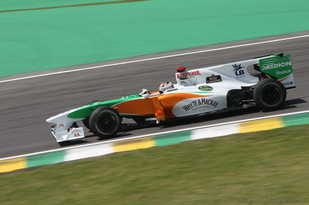 GP Brasile, Prove Libere 1, Venerdi', Adrian Sutil (GER), Force India F1 Team, VJM03 