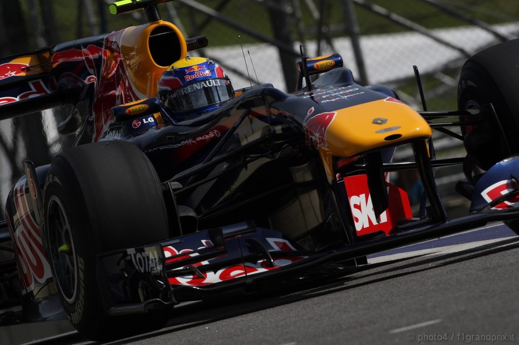 GP Brasile, Prove Libere 1, Venerdi', Mark Webber (AUS), Red Bull Racing, RB6 