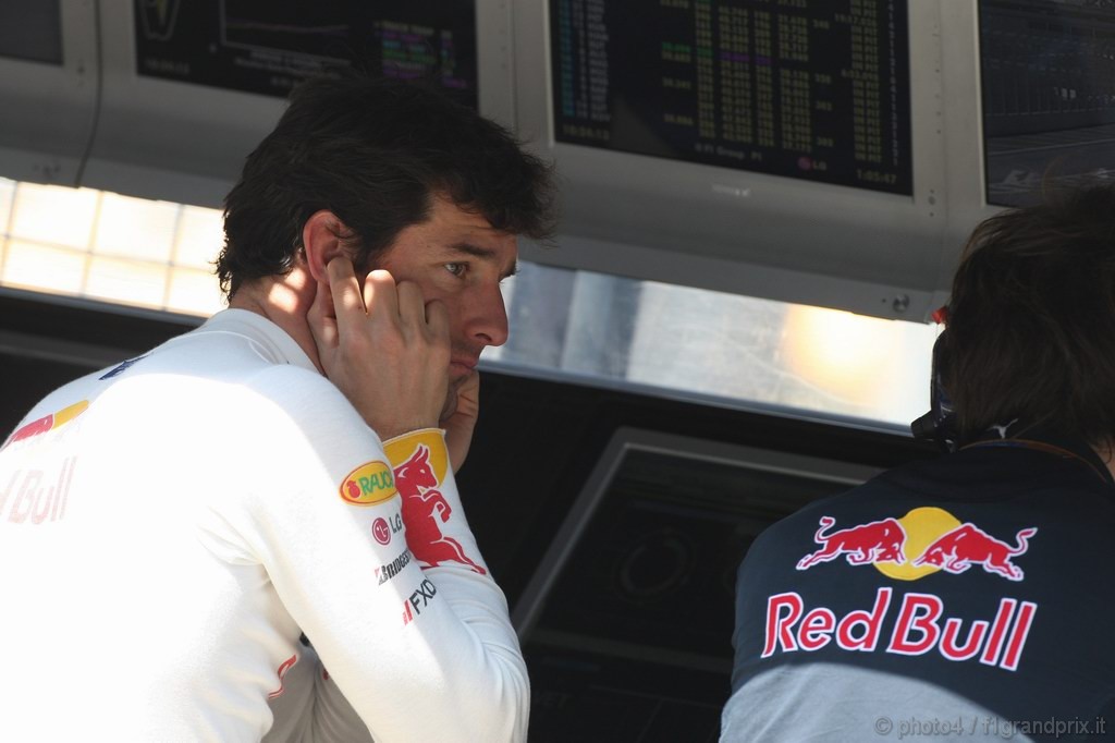 GP Brasile, Prove Libere 1, Venerdi', Mark Webber (AUS), Red Bull Racing, RB6 