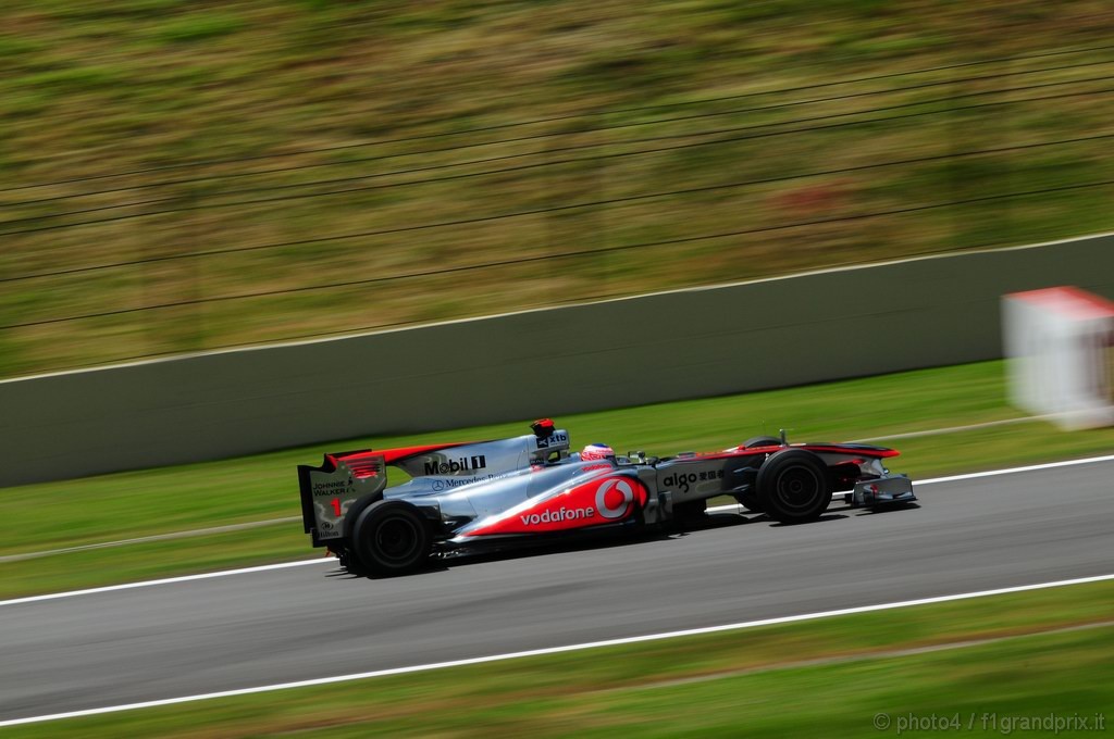 GP Brasile, Prove Libere 1, Venerdi', Jenson Button (GBR), McLaren  Mercedes, MP4-25 