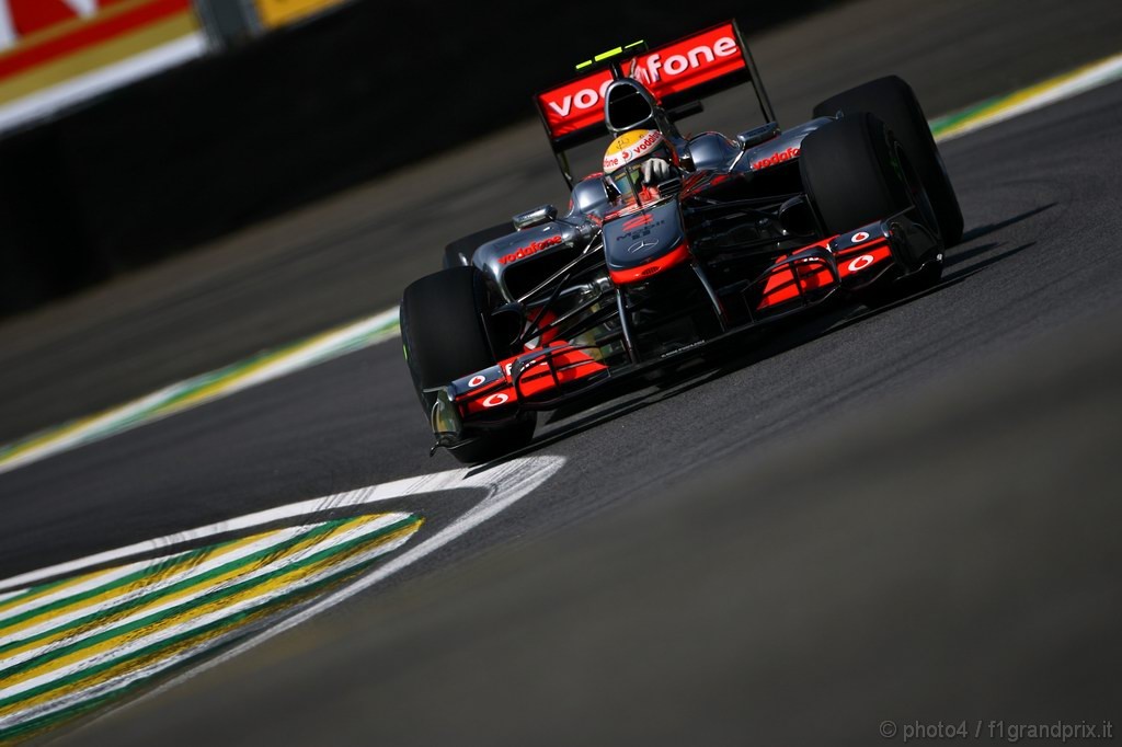 GP Brasile, Prove Libere 1, Venerdi', Lewis Hamilton (GBR), McLaren  Mercedes, MP4-25 