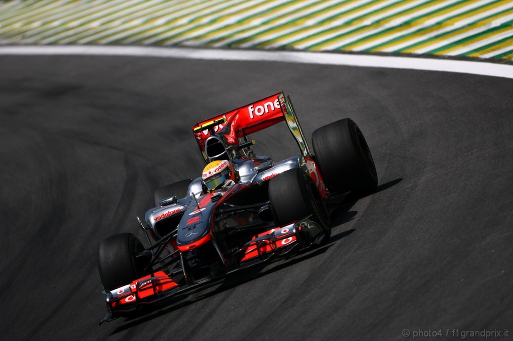 GP Brasile, Prove Libere 1, Venerdi', Lewis Hamilton (GBR), McLaren  Mercedes, MP4-25 