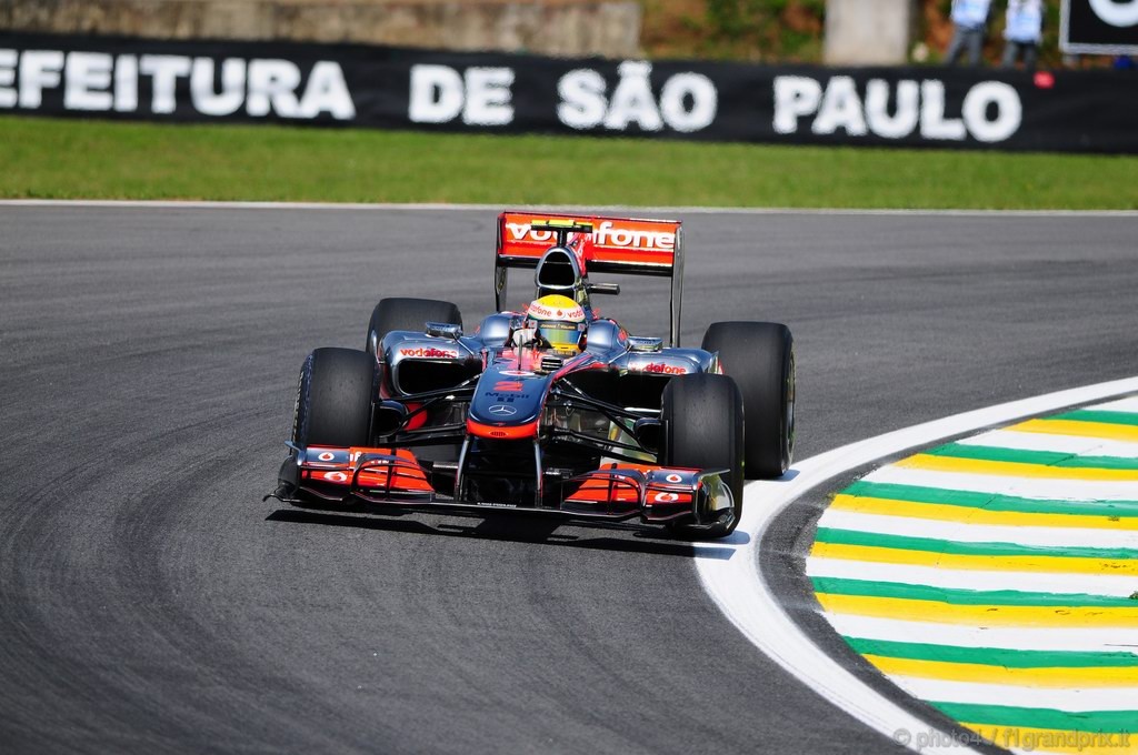 GP Brasile, Prove Libere 1, Venerdi', Lewis Hamilton (GBR), McLaren  Mercedes, MP4-25 