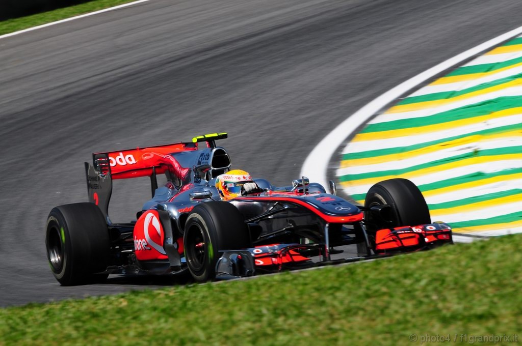 GP Brasile, Prove Libere 1, Venerdi', Lewis Hamilton (GBR), McLaren  Mercedes, MP4-25 