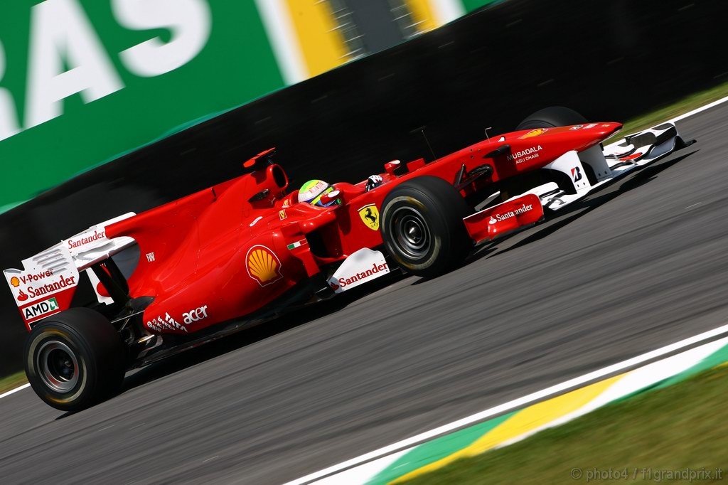 GP Brasile, Prove Libere 1, Venerdi', Felipe Massa (BRA), Ferrari, F10 
