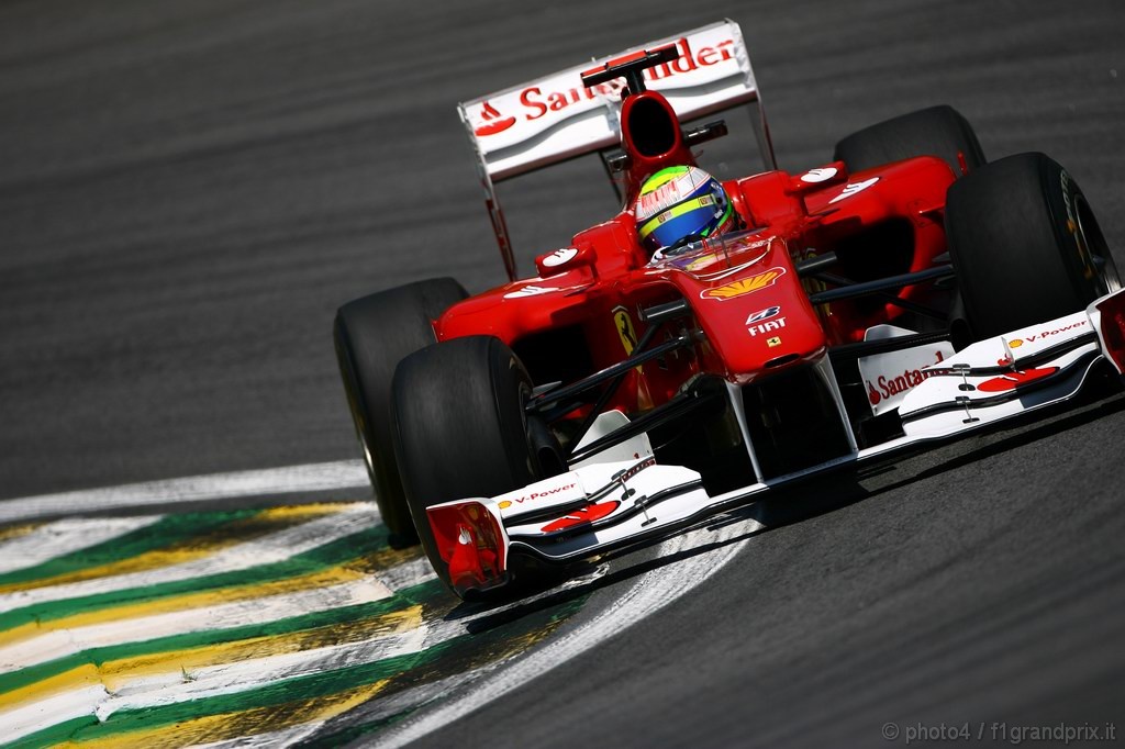GP Brasile, Prove Libere 1, Venerdi', Felipe Massa (BRA), Ferrari, F10 