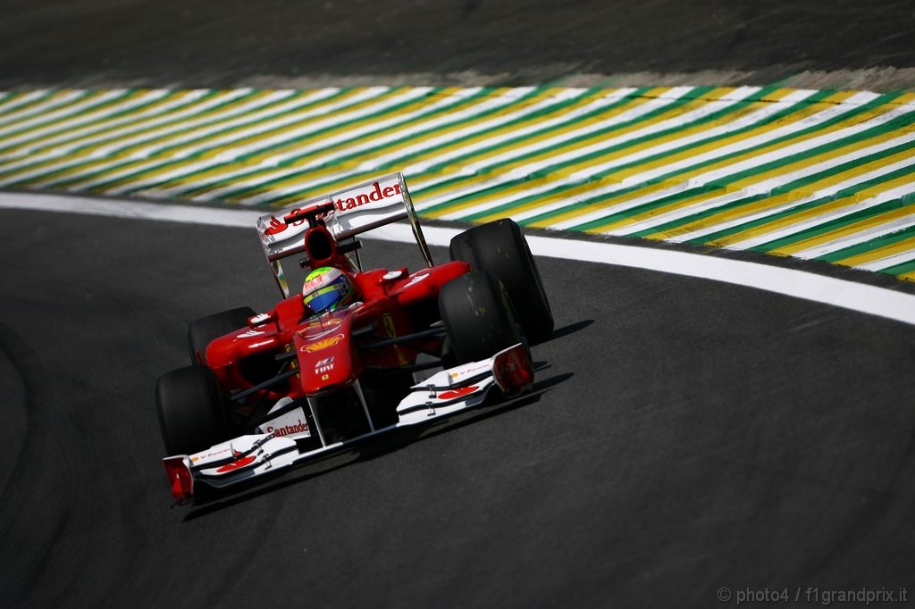 GP Brasile, Prove Libere 1, Venerdi', Felipe Massa (BRA), Ferrari, F10 