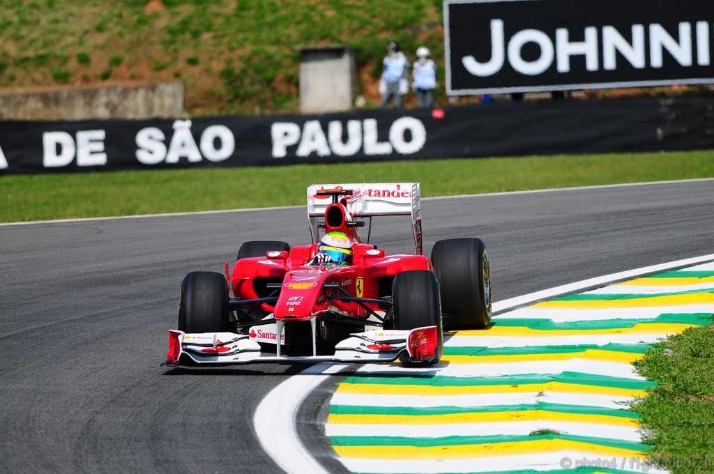 GP Brasile, Prove Libere 1, Venerdi', Felipe Massa (BRA), Ferrari, F10 