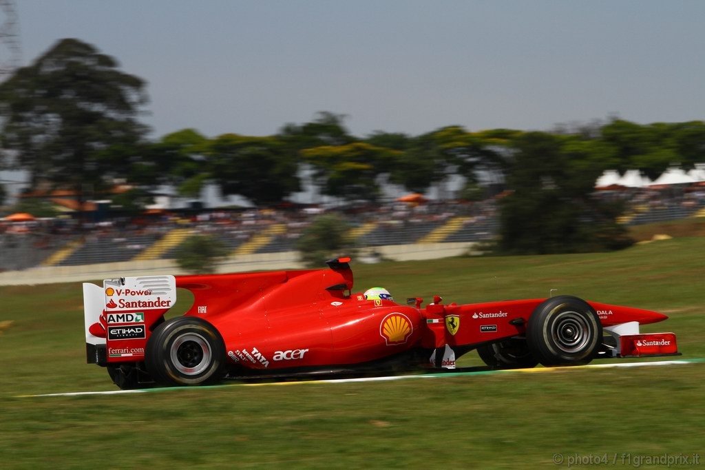 GP Brasile, Prove Libere 1, Venerdi', Felipe Massa (BRA), Ferrari, F10 