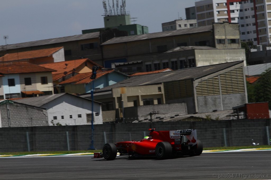 GP Brasile, Prove Libere 1, Venerdi', Felipe Massa (BRA), Ferrari, F10 