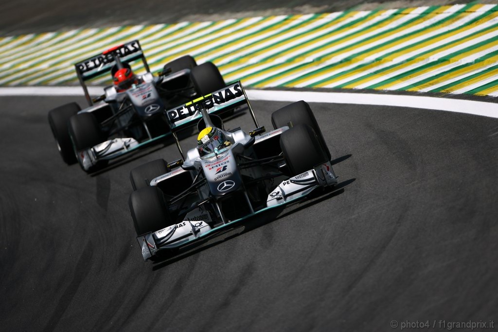 GP Brasile, Prove Libere 1, Venerdi', Nico Rosberg (GER), Mercedes GP F1 Team, MGP W01 