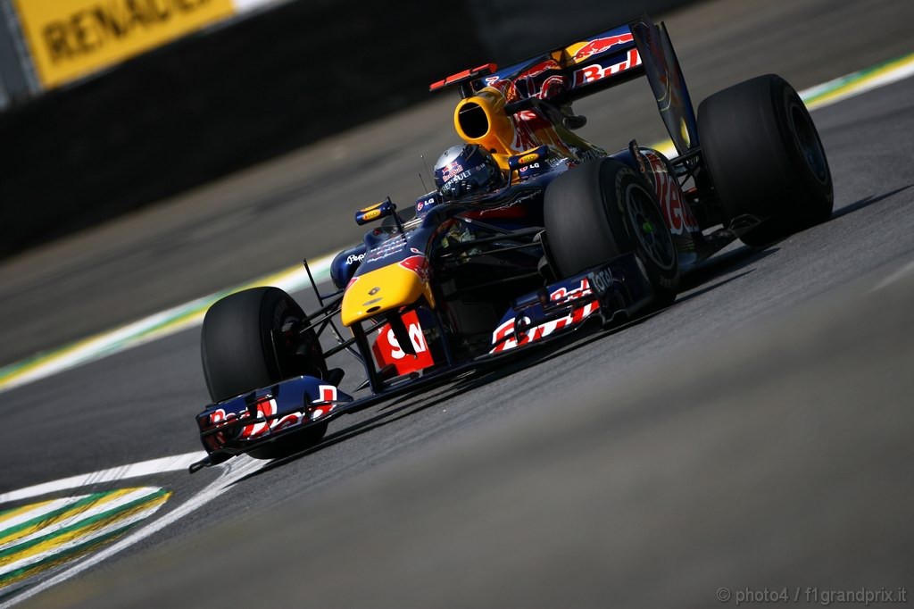GP Brasile, Prove Libere 1, Venerdi', Sebastian Vettel (GER), Red Bull Racing, RB6 