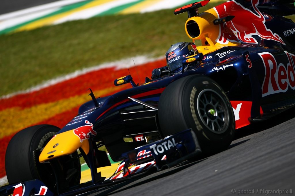 GP Brasile, Prove Libere 1, Venerdi', Sebastian Vettel (GER), Red Bull Racing, RB6 