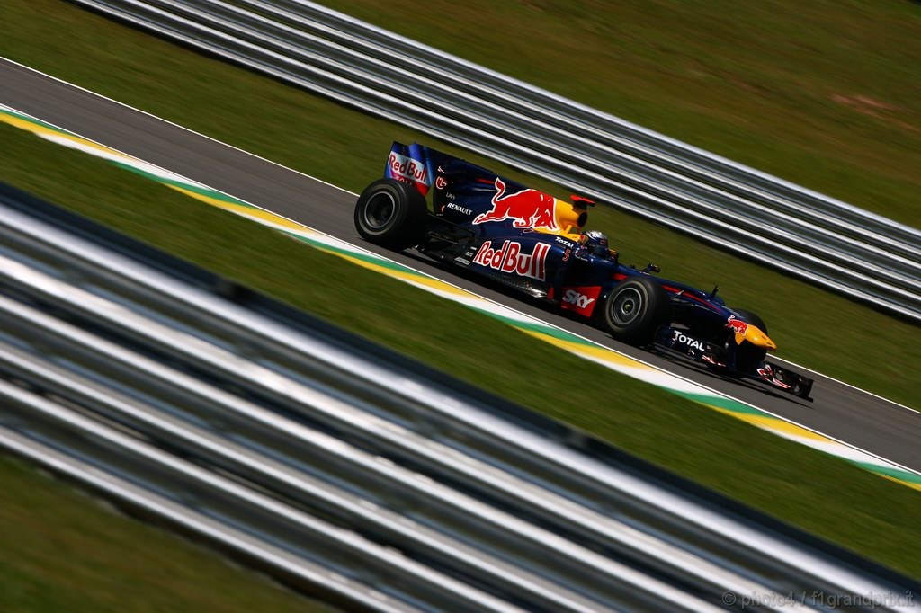 GP Brasile, Prove Libere 1, Venerdi', Sebastian Vettel (GER), Red Bull Racing, RB6 