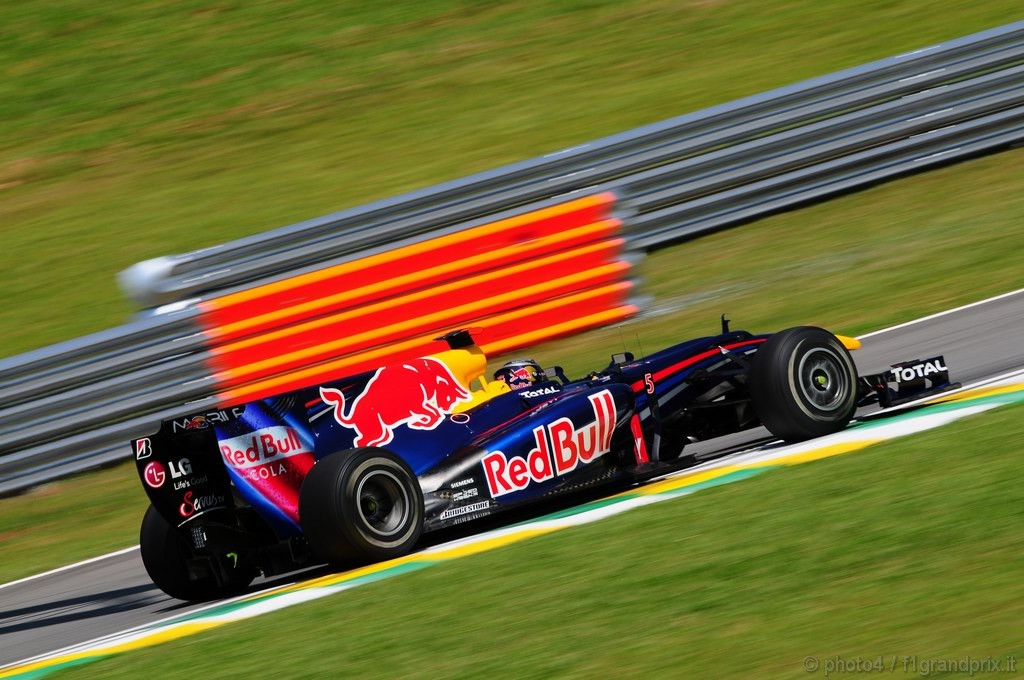 GP Brasile, Prove Libere 1, Venerdi', Sebastian Vettel (GER), Red Bull Racing, RB6 