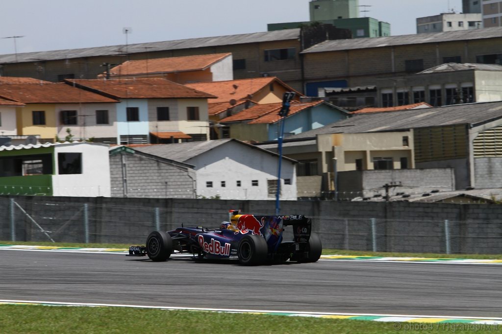 GP Brasile, Prove Libere 1, Venerdi', Sebastian Vettel (GER), Red Bull Racing, RB6 