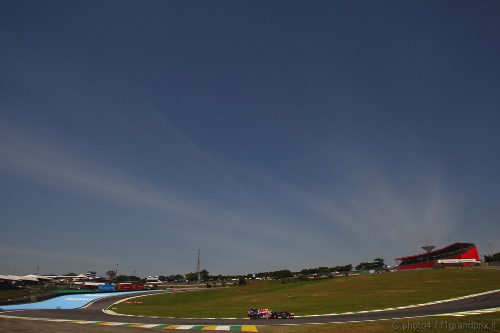 GP Brasile, Prove Libere 1, Venerdi', Mark Webber (AUS), Red Bull Racing, RB6 