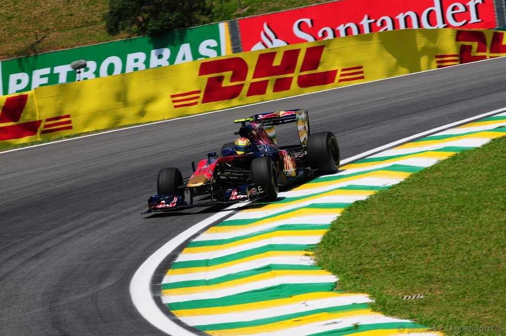 GP Brasile, Prove Libere 1, Venerdi', Jaime Alguersuari (SPA), Scuderia Toro Rosso, STR5 