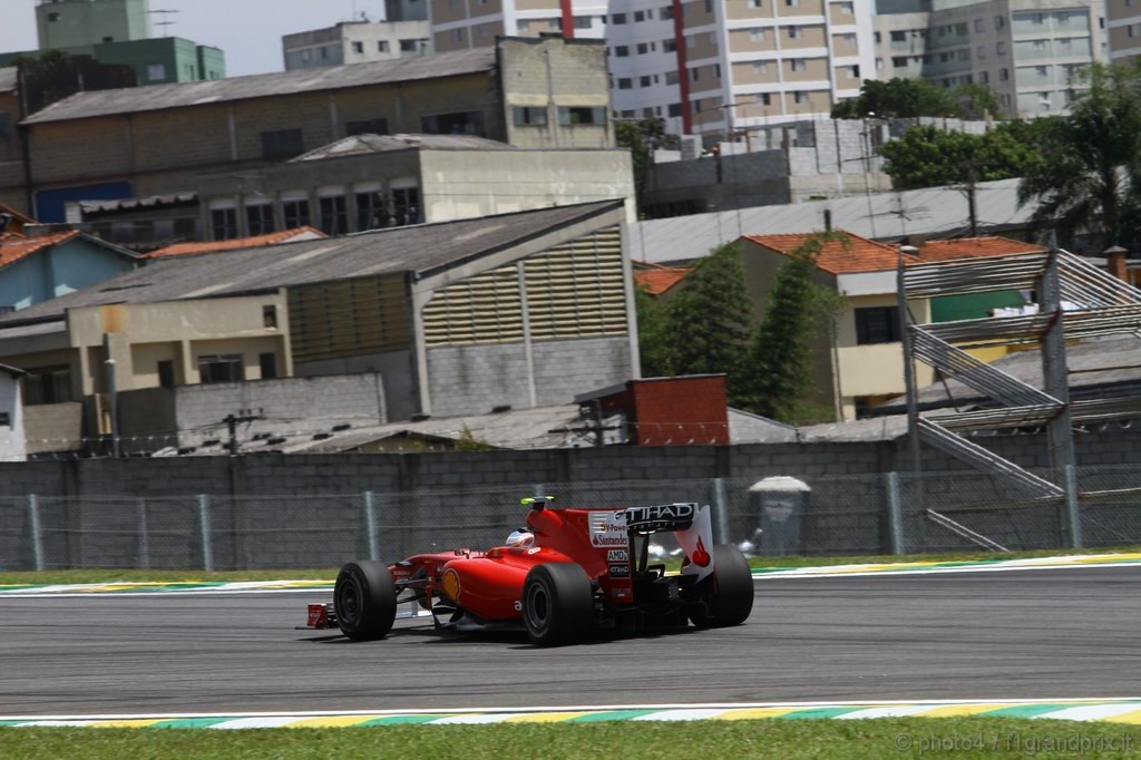 GP Brasile, Prove Libere 1, Venerdi', Fernando Alonso (ESP), Ferrari, F10 