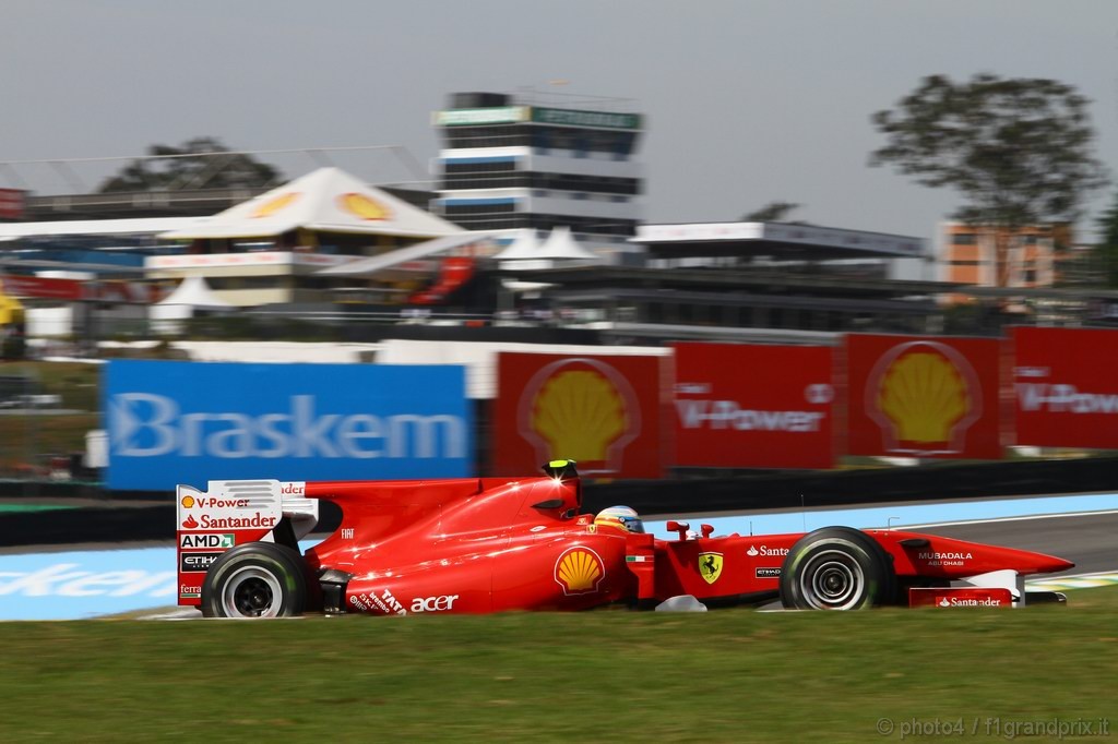 GP Brasile, Prove Libere 1, Venerdi', Fernando Alonso (ESP), Ferrari, F10 