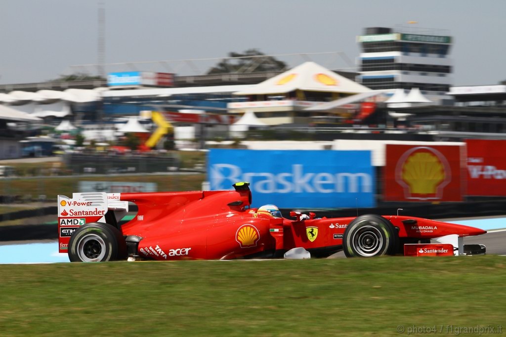 GP Brasile, Prove Libere 1, Venerdi', Fernando Alonso (ESP), Ferrari, F10 