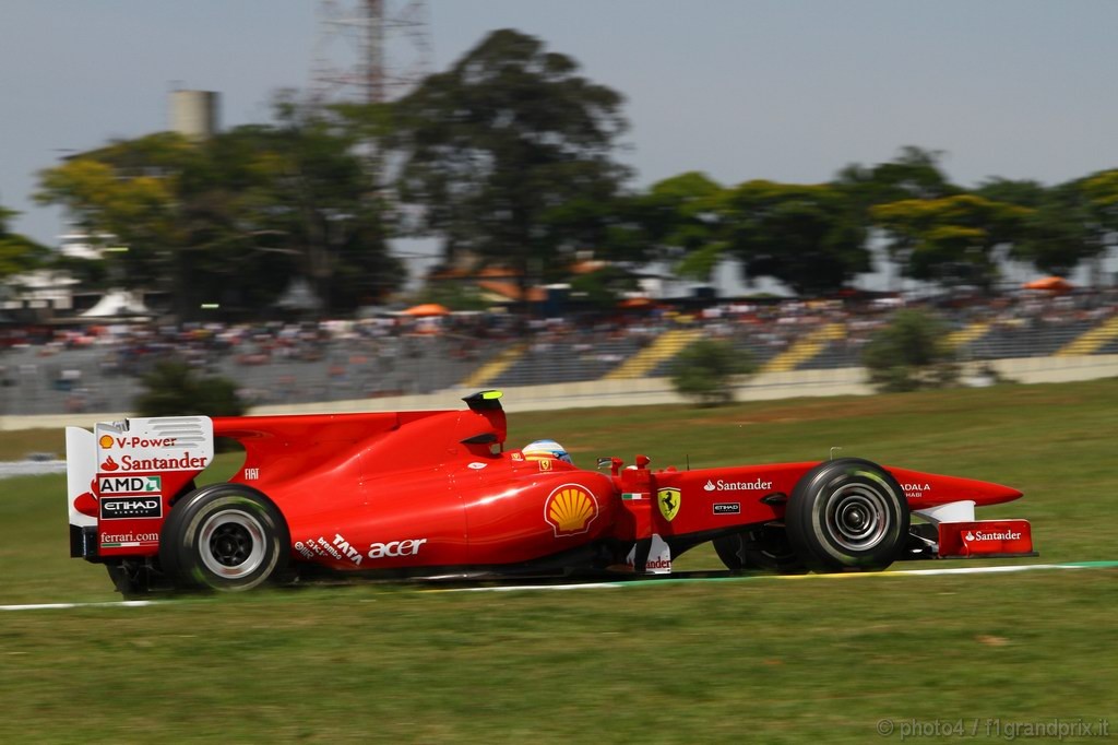 GP Brasile, Prove Libere 1, Venerdi', Fernando Alonso (ESP), Ferrari, F10 