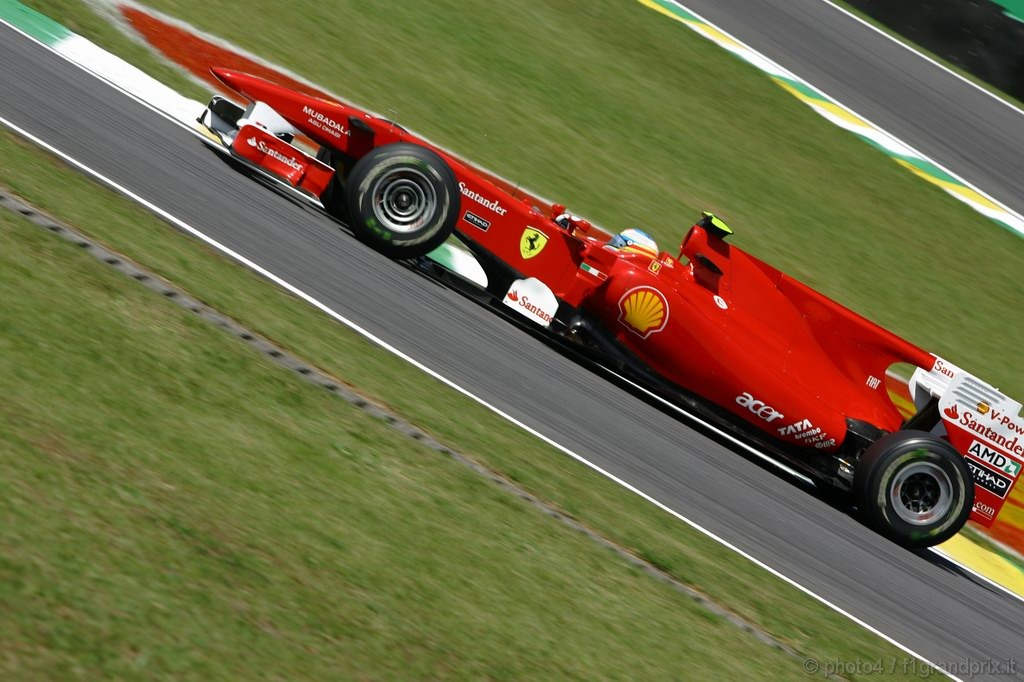 GP Brasile, Prove Libere 1, Venerdi', Fernando Alonso (ESP), Ferrari, F10 