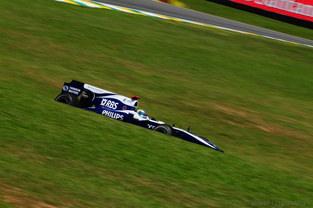 GP Brasile, Prove Libere 1, Venerdi', Rubens Barrichello (BRA), Williams, FW32 
