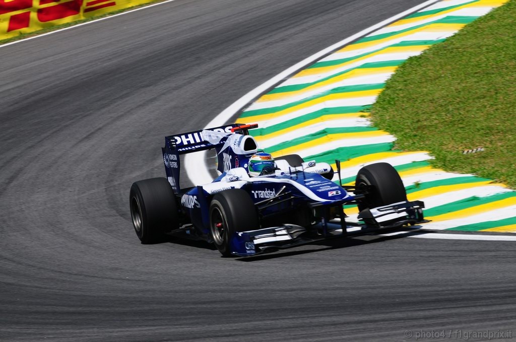 GP Brasile, Prove Libere 1, Venerdi', Rubens Barrichello (BRA), Williams, FW32 