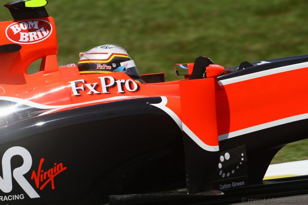 GP Brasile, Prove Libere 1, Venerdi', Jerome D'Ambrosio (BEL), Test Driver Virgin Racing, VR-01  