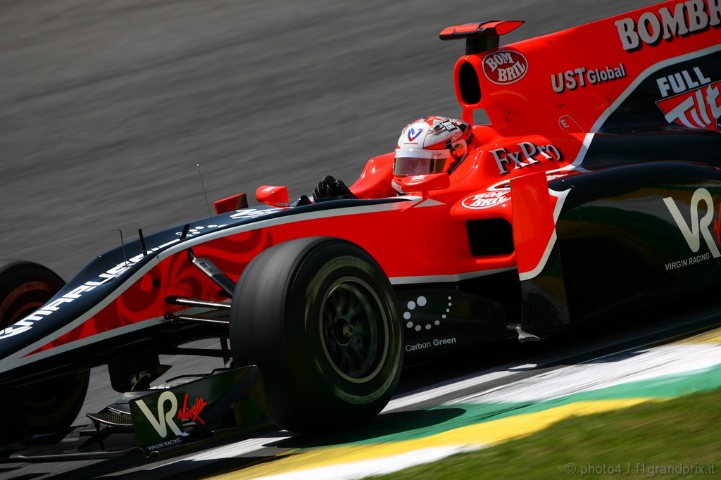 GP Brasile, Prove Libere 1, Venerdi', Timo Glock (GER), Virgin Racing, VR-01  