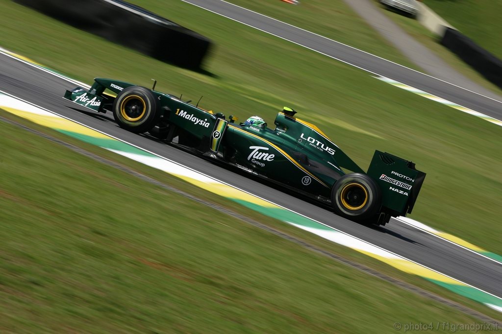 GP Brasile, Prove Libere 1, Venerdi', Heikki Kovalainen (FIN), Lotus Racing, T127 