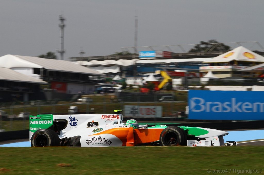 GP Brasile, Prove Libere 1, Venerdi', Vitantonio Liuzzi (ITA), Force India F1 Team, VJM03 