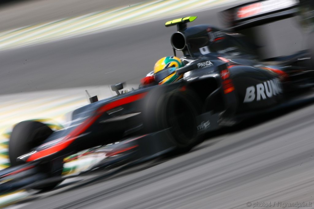 GP Brasile, Prove Libere 1, Venerdi', Bruno Senna (BRA), Hispania Racing F1 Team (HRT), F110 