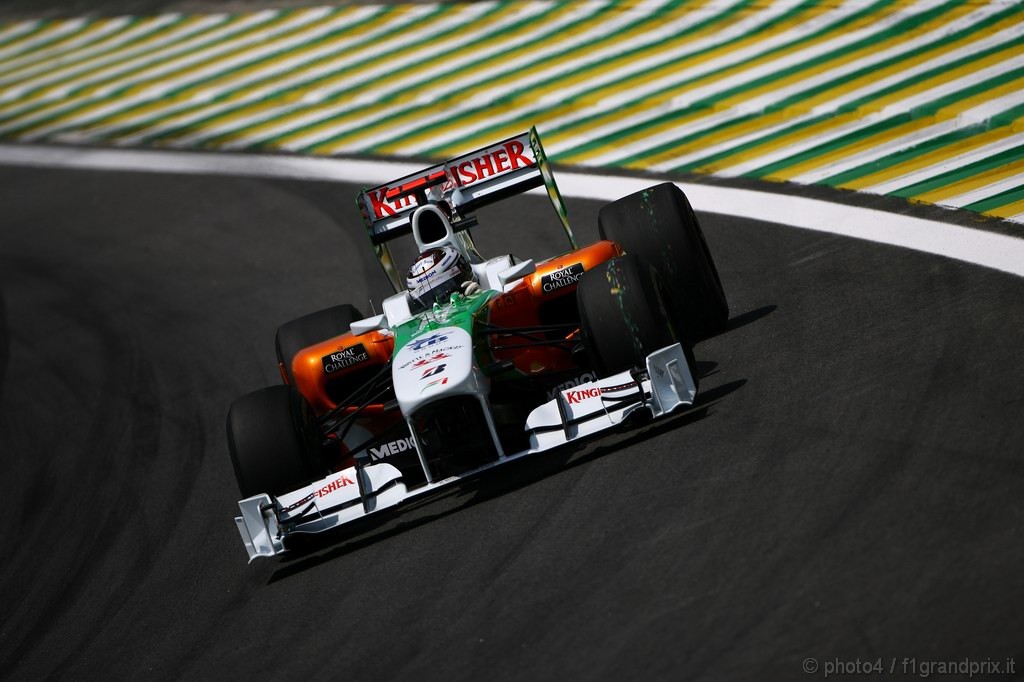 GP Brasile, Prove Libere 1, Venerdi', Adrian Sutil (GER), Force India F1 Team, VJM03 