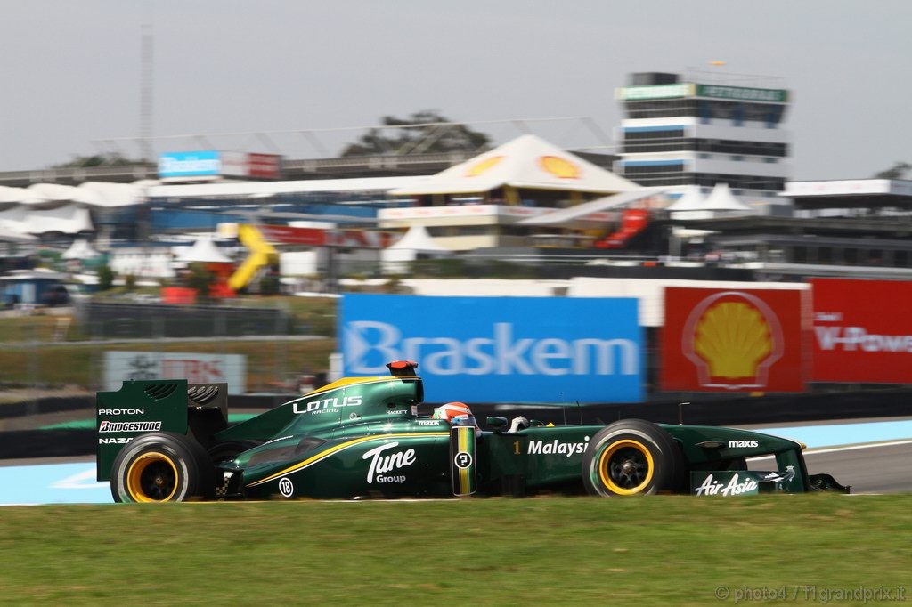 GP Brasile, Prove Libere 1, Venerdi', Jarno Trulli (ITA), Lotus Racing, T127 