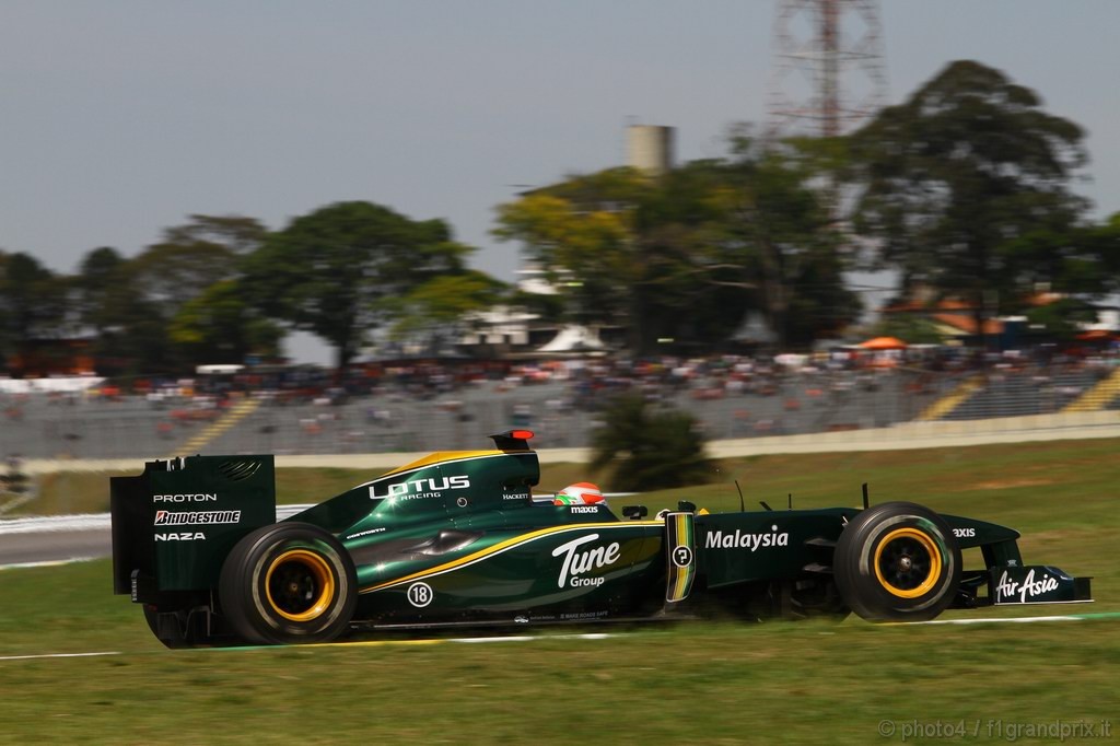 GP Brasile, Prove Libere 1, Venerdi', Jarno Trulli (ITA), Lotus Racing, T127 