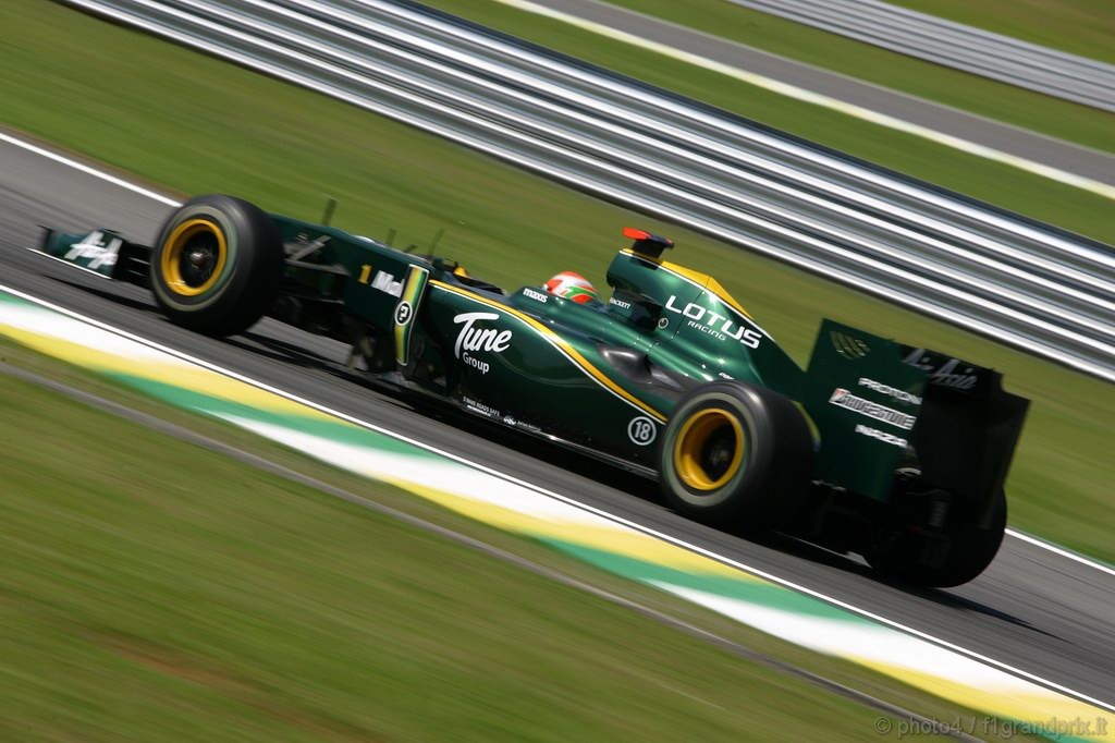 GP Brasile, Prove Libere 1, Venerdi', Jarno Trulli (ITA), Lotus Racing, T127 