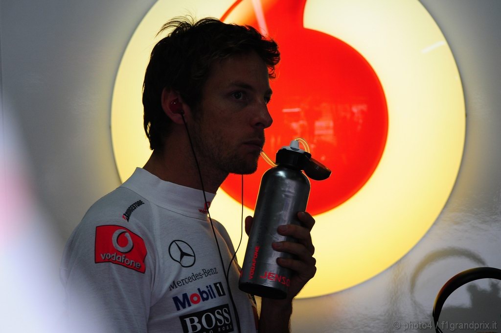GP Brasile, Prove Libere 2, Venerdi', Jenson Button (GBR), McLaren  Mercedes, MP4-25 