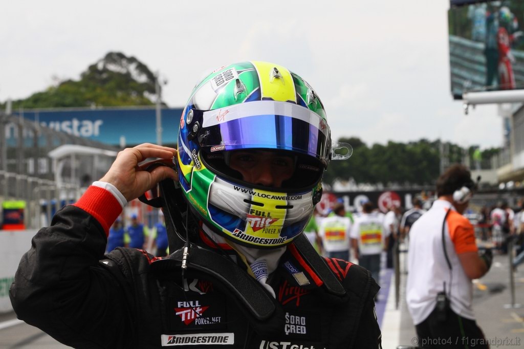 GP Brasile, Prove Libere 2, Venerdi', Lucas Di Grassi (BRA), Virgin Racing, VR-01 